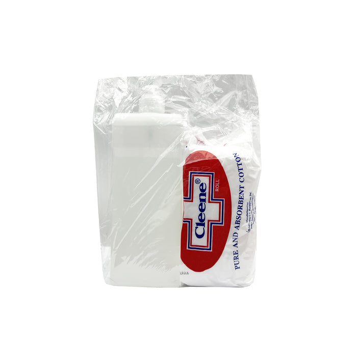 Cleene Ethyl Alcohol 70% 1L Pump with FREE Cleene Cotton 50 grams