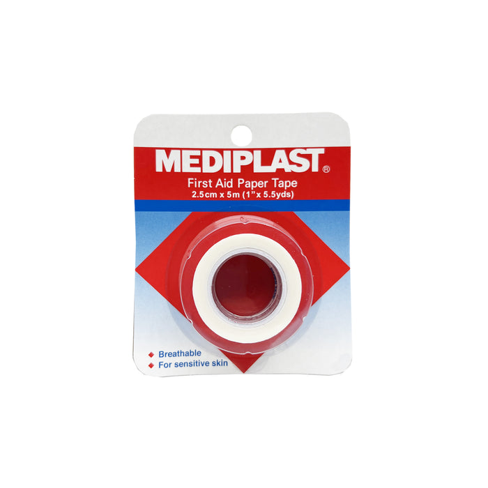 Mediplast First Aid Paper Tape  2.5 cm x 5.0 m