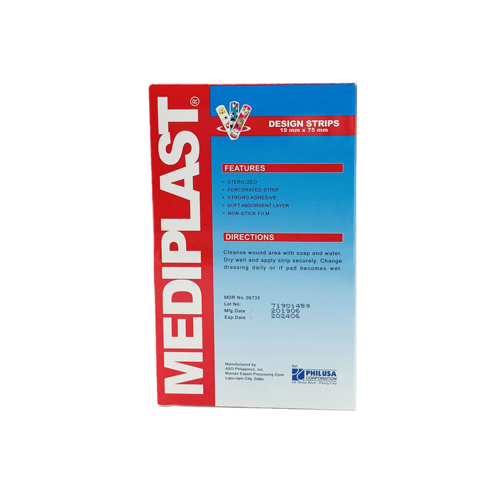 MEDIPLAST Plastic Strips Design Pets 100s