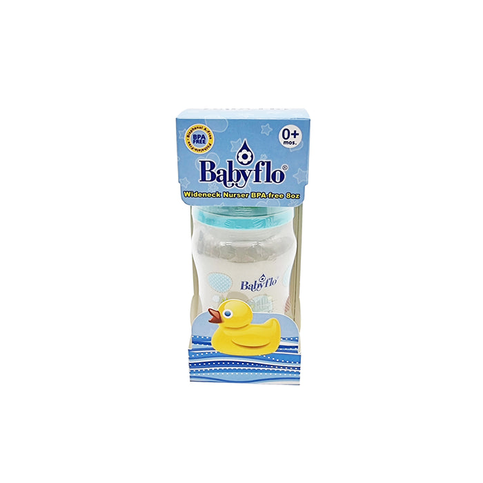 Babyflo Feeding Bottle Wide Nurser 8oz