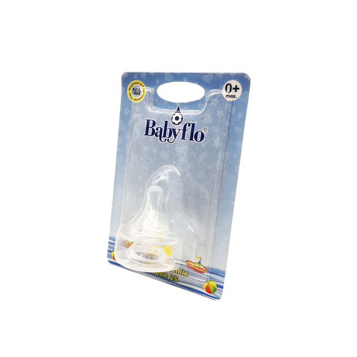 Babyflo Nipple Silicone Preemie 2s