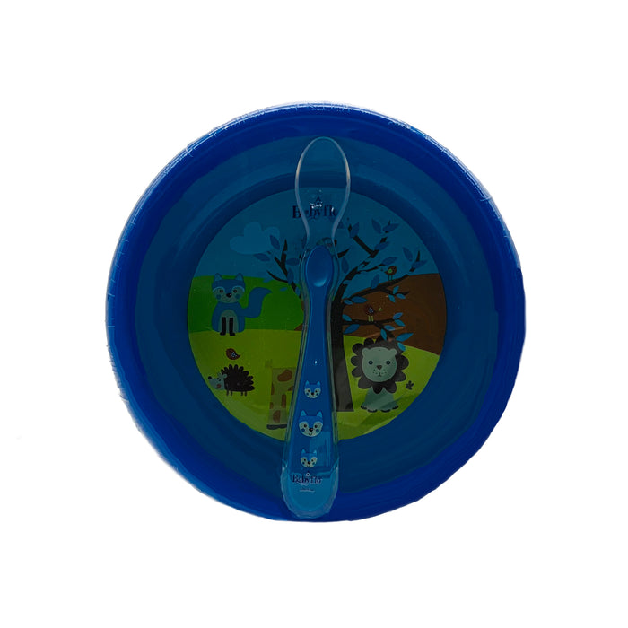 Babyflo Plate with Silicone Spoon