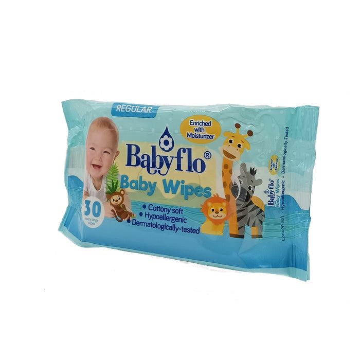 Babyflo Baby Wipes Regular 30counts