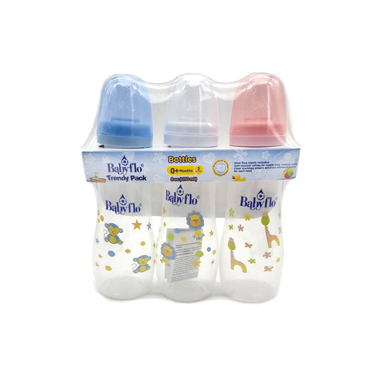 3 pcs baby bottle 8oz for infant feeding