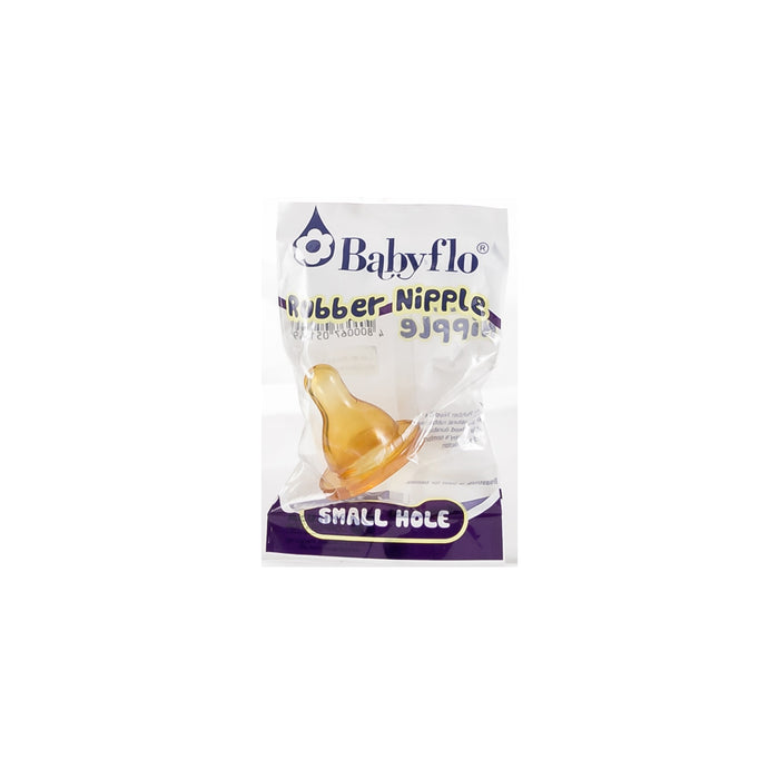 Babyflo Nipple Premium Rubber Small Hole