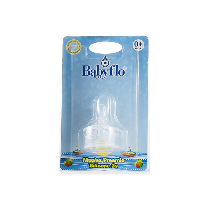 Babyflo Nipple Silicone Preemie 2s