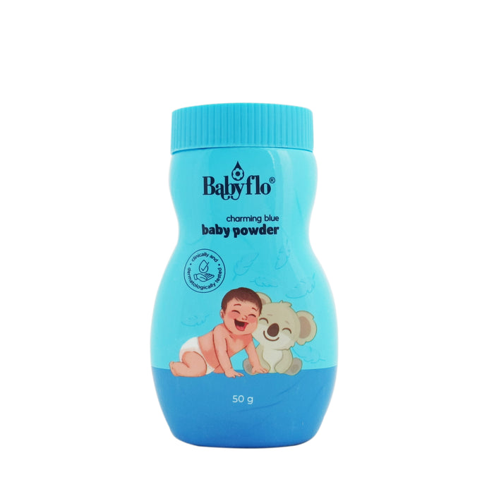Babyflo Baby Powder Charming Blue 50g