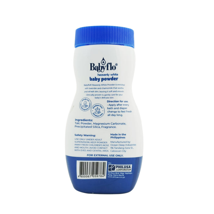 Babyflo Baby Powder Heavenly White  100g
