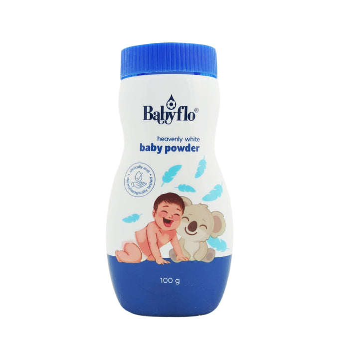 Babyflo Baby Powder Heavenly White  100g