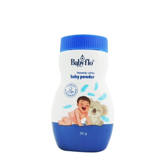 Babyflo Baby Powder Heavenly White 50g