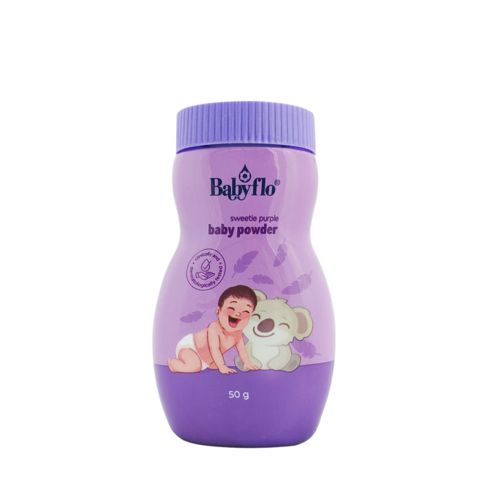 Babyflo Baby Powder Sweetie Purple 50g