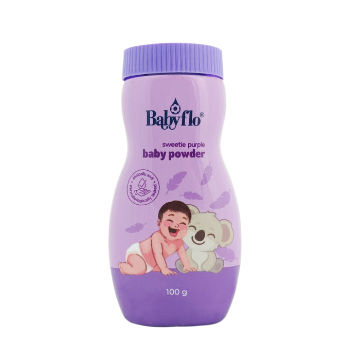 Babyflo Baby Powder Sweetie Purple 100g