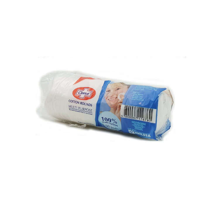 Cleene Facial Cotton Side-Sealed 50s