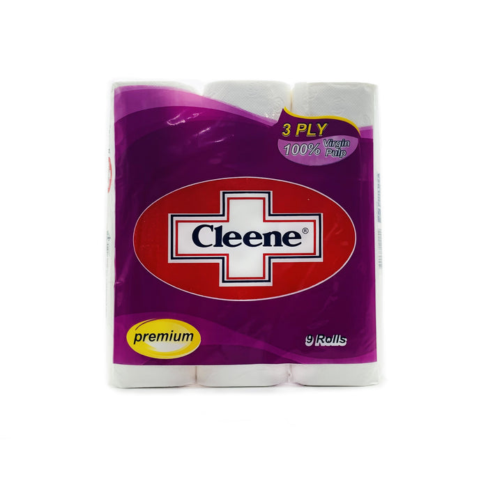 Cleene Bathroom Tissue Premium 3ply 9s