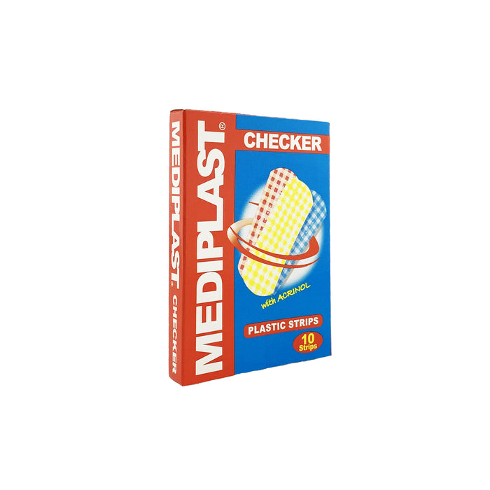 MEDIPLAST Plastic Strips Checker w/Acrinol 10s