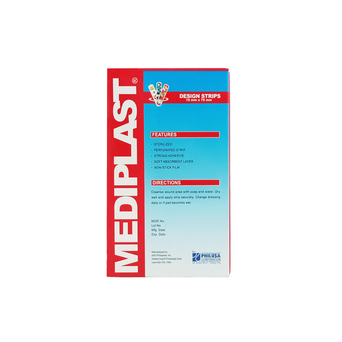 MEDIPLAST Plastic Strips Design Pets 12s