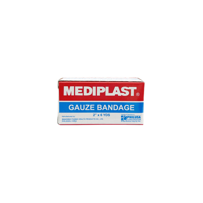 Mediplast Gauze Bandage 2 in x 6 yd