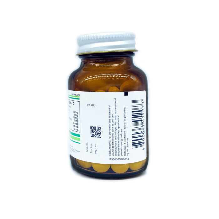 RHEA Vitamin B-Complex+C 100s