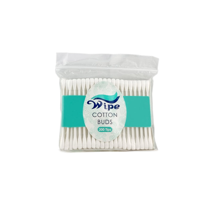 Wipe Cotton Buds Plastic Stem 200tips