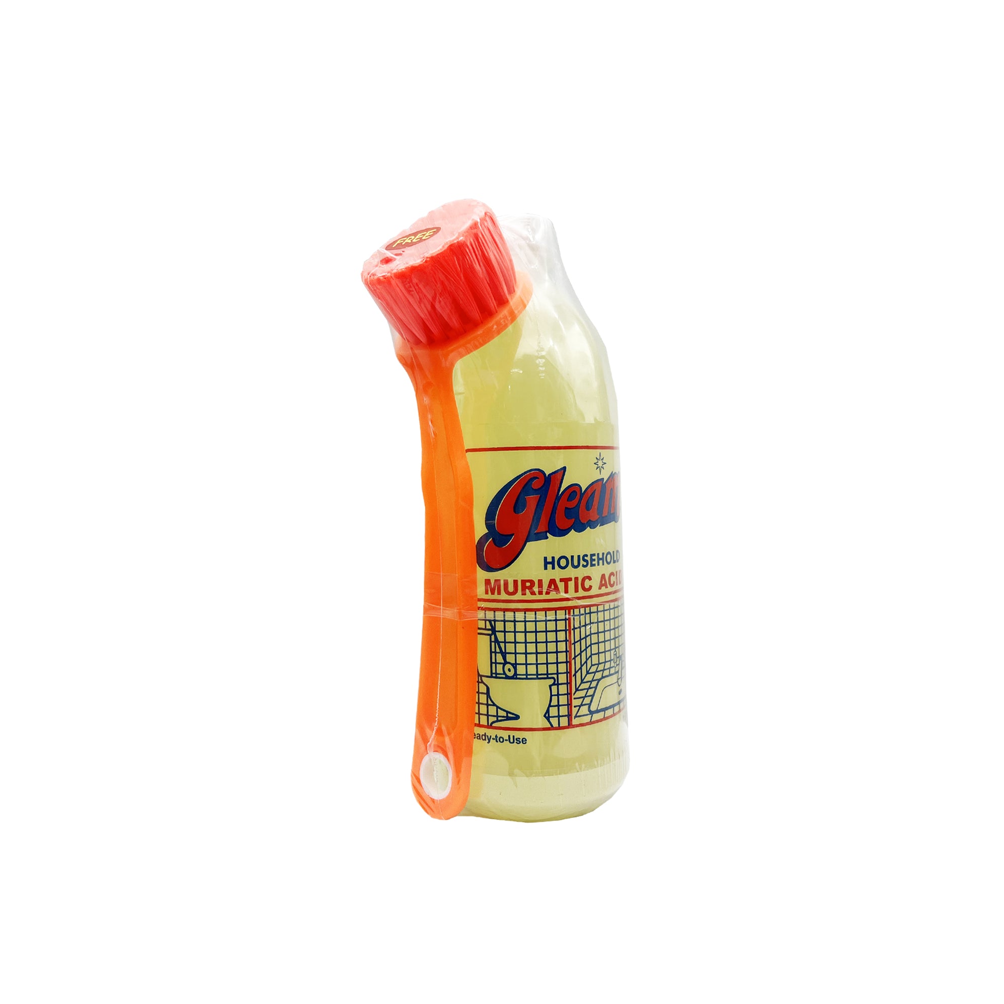 Gleam Muriatic Acid 1L + FREE Tile Brush — PHILUSA Online Store