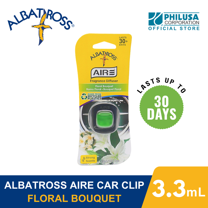 ALBATROSS Aire Car Clip Floral Bouquet