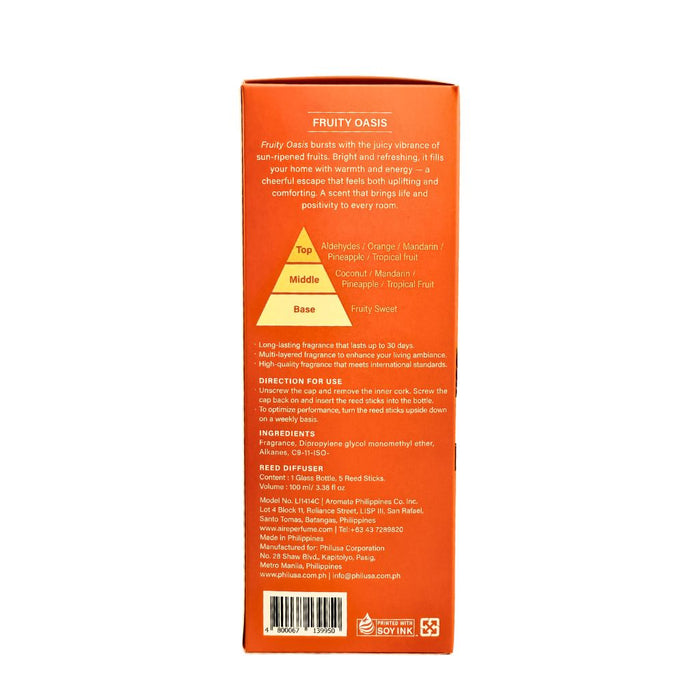 Albatross Luxy Reed Diffuser Fruity Oasis 100mL