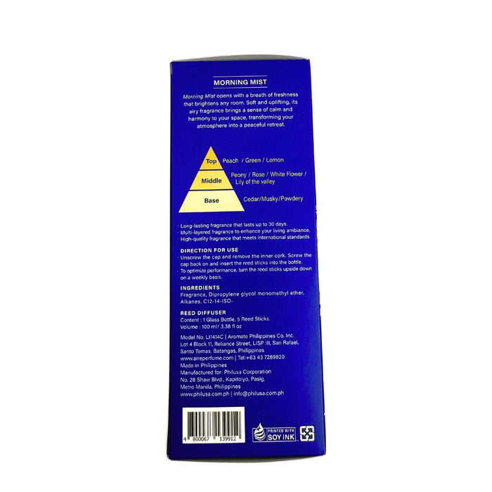 Albatross Luxy Reed Diffuser Morning Mist 100mL
