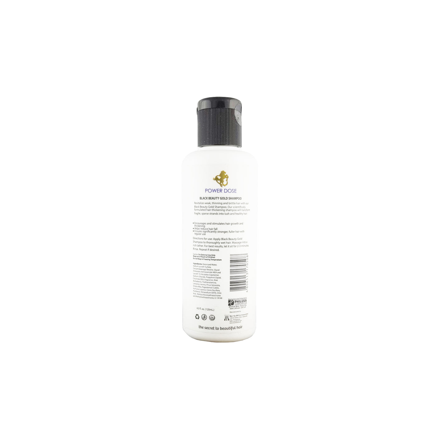 Black Beauty Gold Shampoo 120mL — PHILUSA Online Store