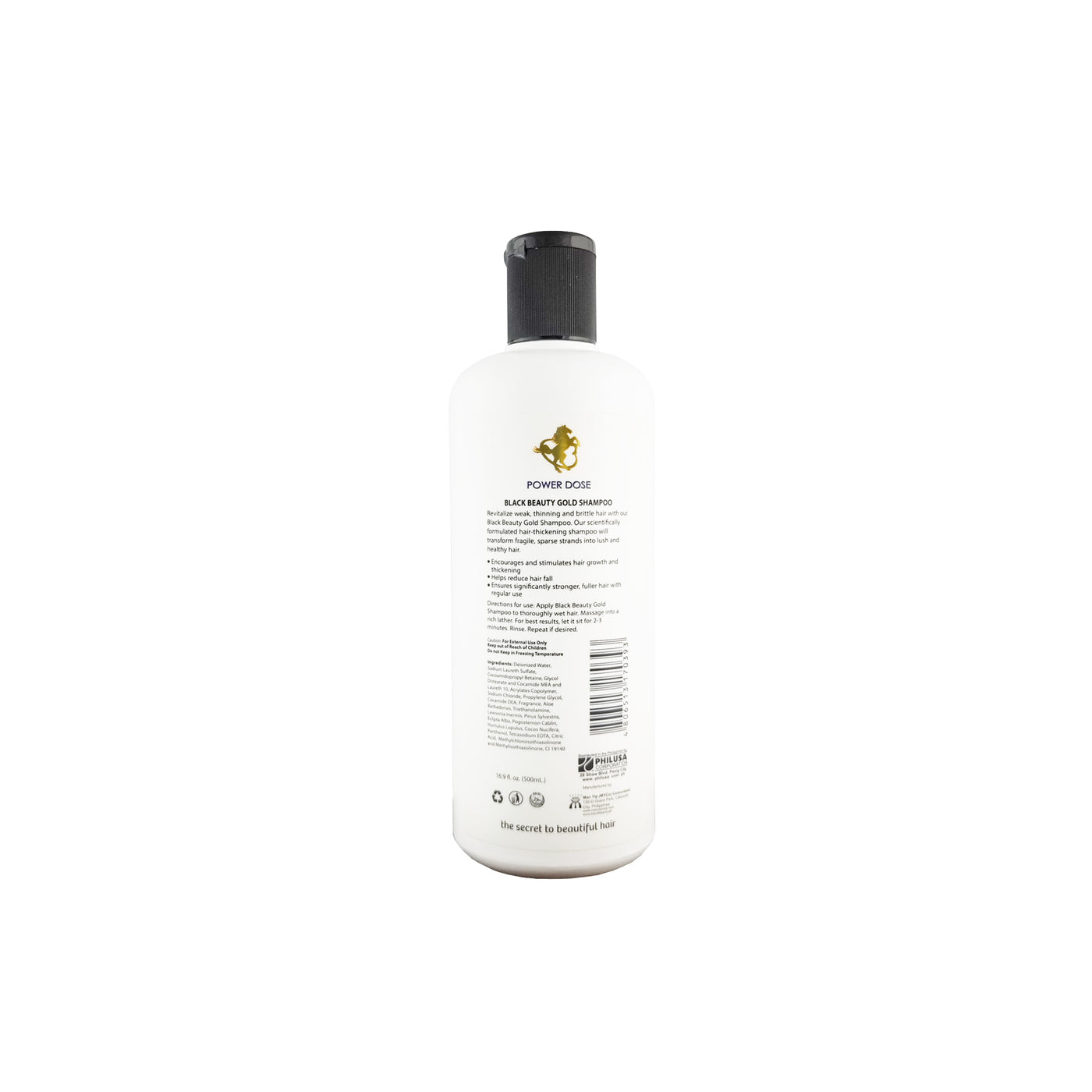 Black Beauty Gold Shampoo 500mL — PHILUSA Online Store