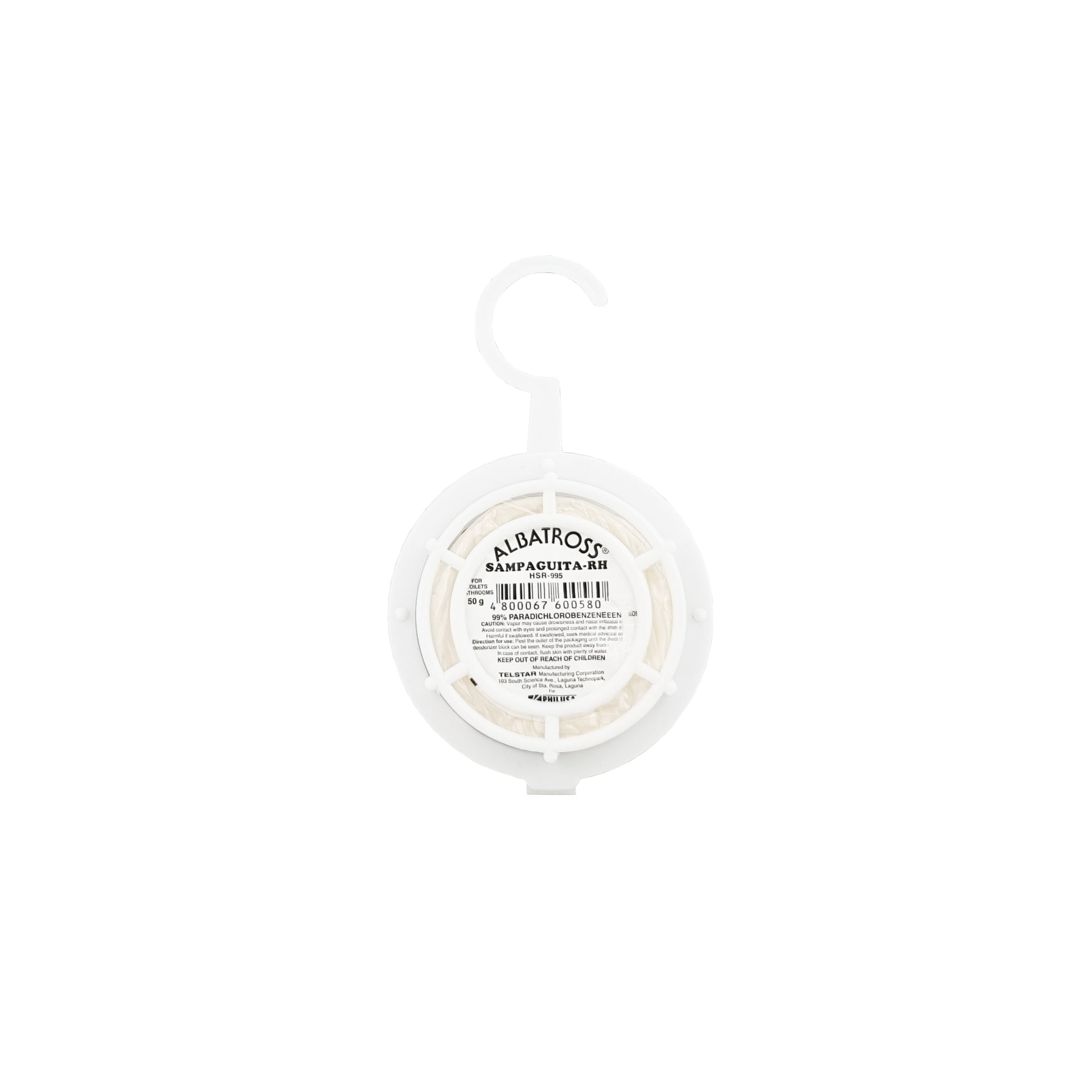 Albatross Deodorizer Sampaguita with Holder 50g — PHILUSA Online Store