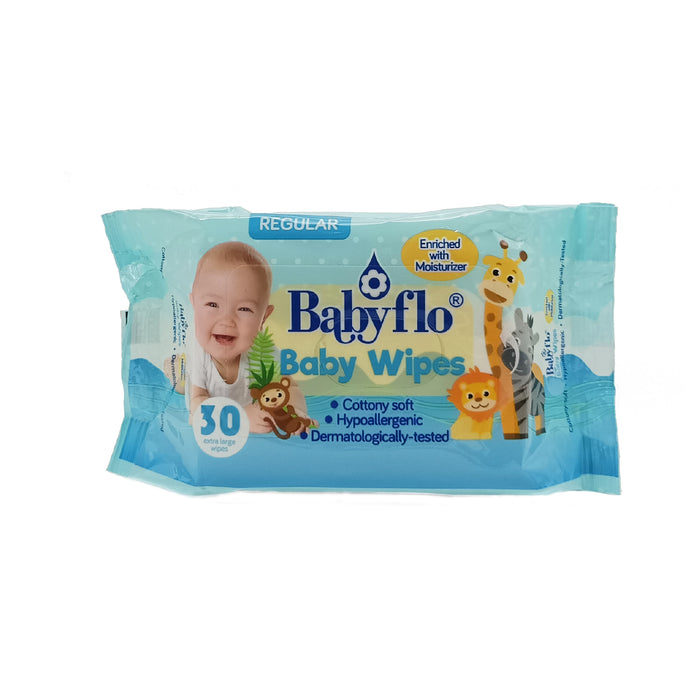 Babyflo Baby Wipes Regular 30counts