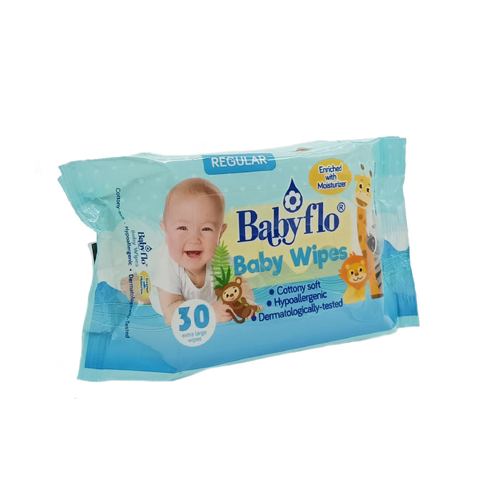 Babyflo Baby Wipes Regular 30counts