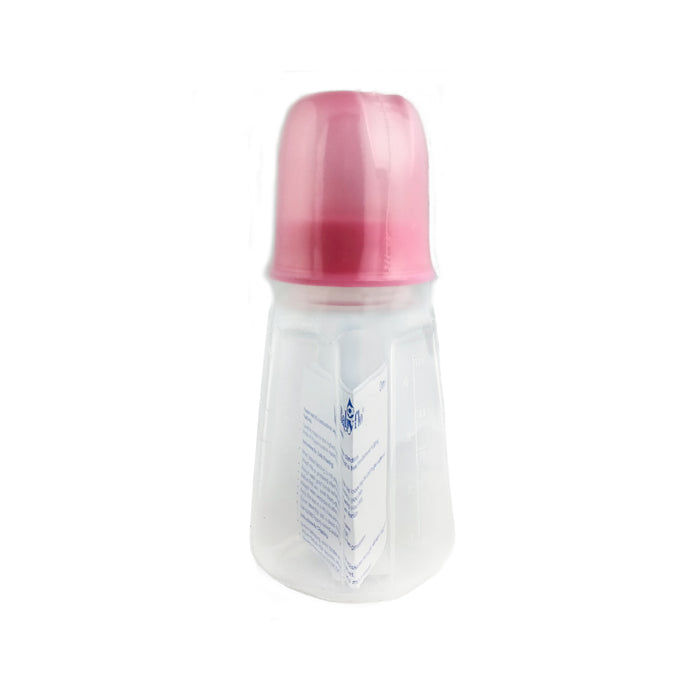 Babyflo Feeding Bottle Transparent Hexagonal 4oz