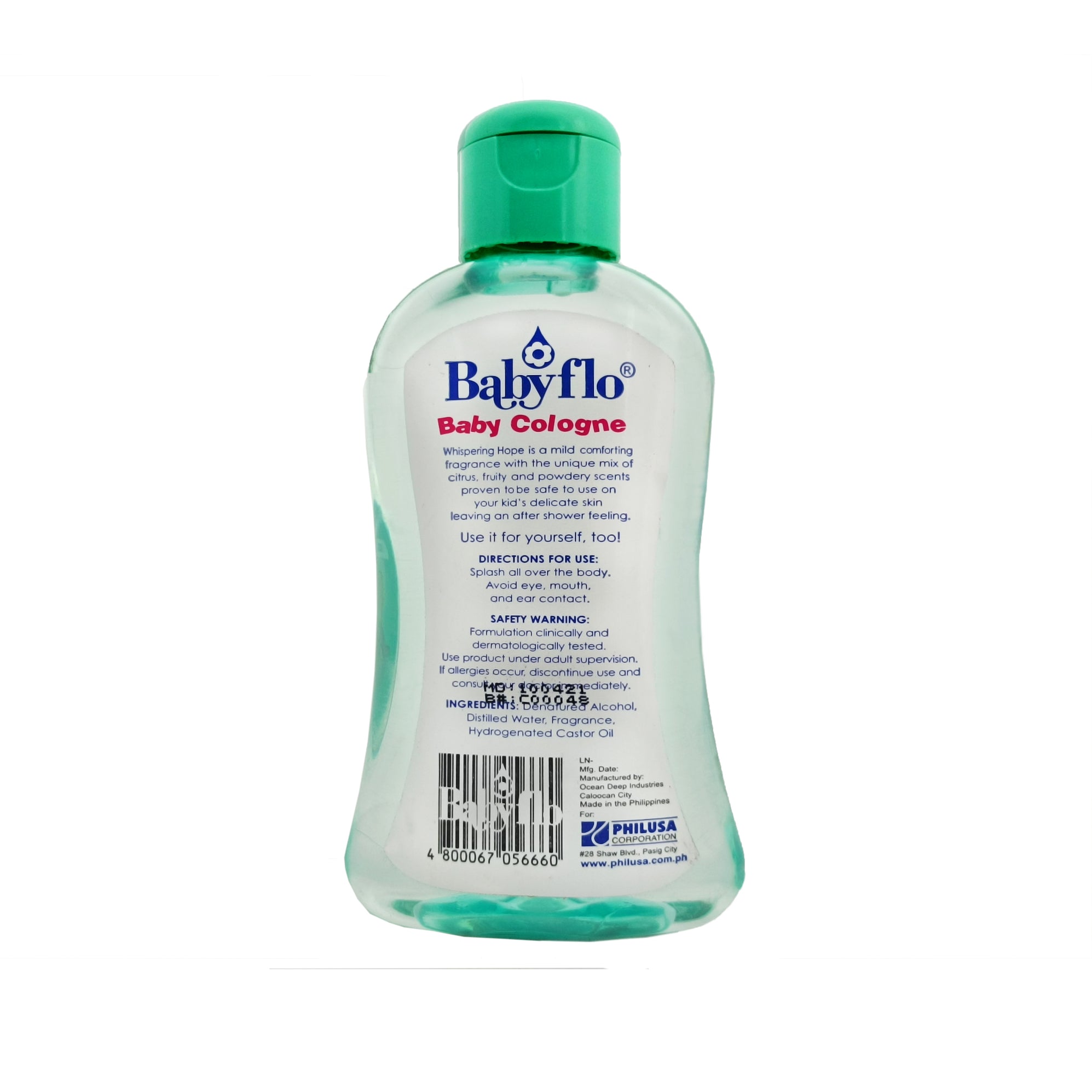 Babyflo Baby Cologne Whispering Hope 100ml — PHILUSA Online Store
