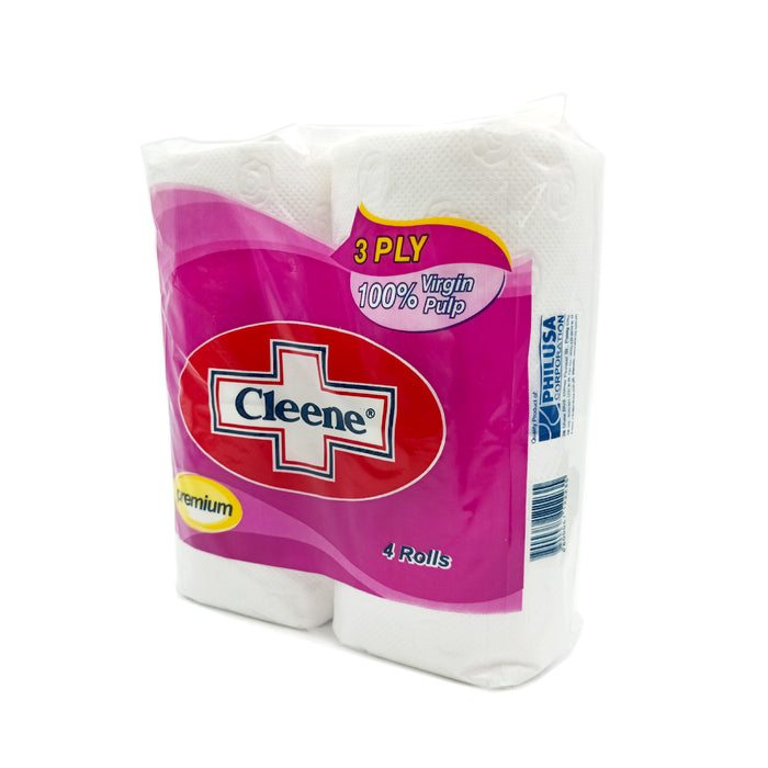 Cleene Bathroom Tissue Premium 3ply 4s