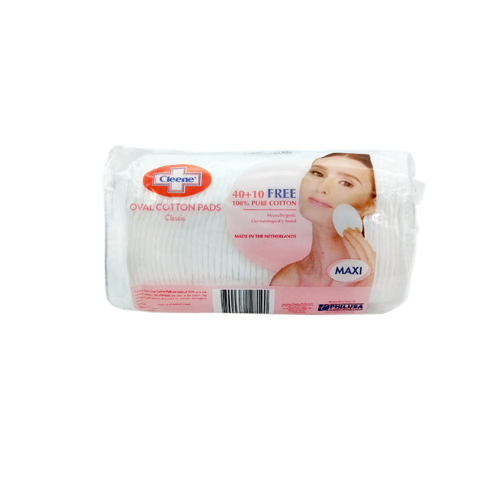 Cleene Oval Cotton Pads Classic 40+10