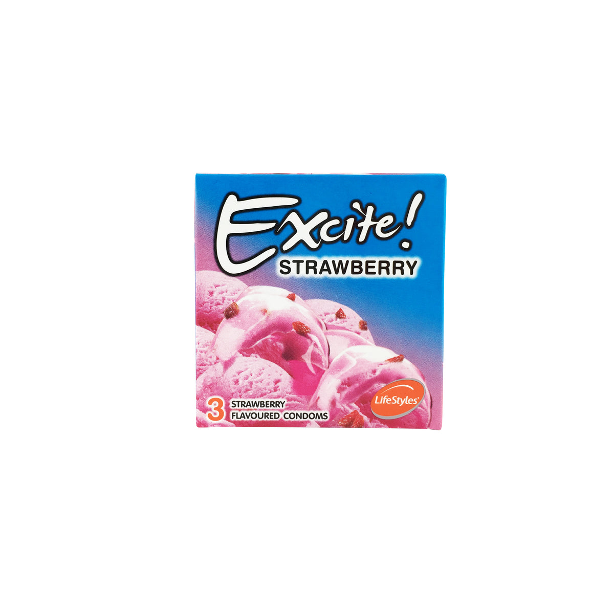 LifeStyles Excite Strawberry 3s — PHILUSA Online Store
