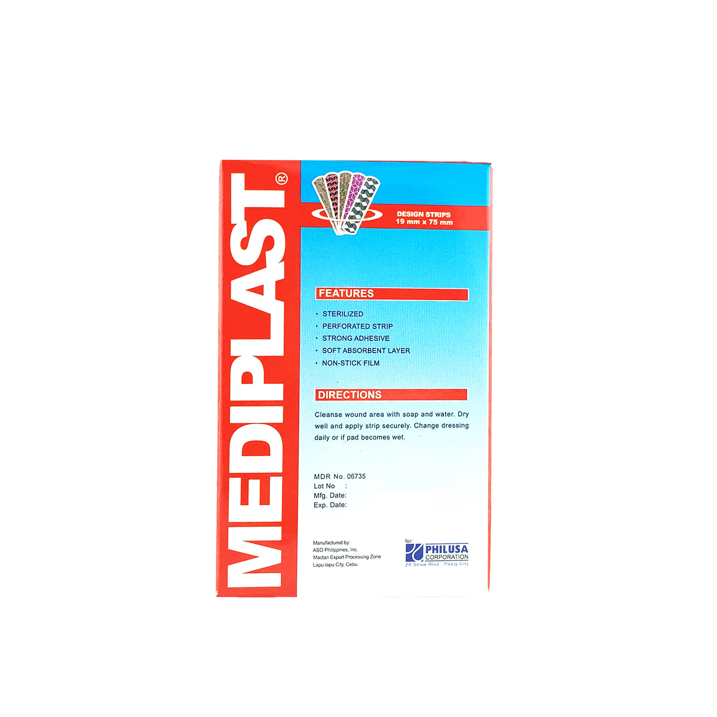 MEDIPLAST Plastic Design Geometric 12s — PHILUSA Online Store