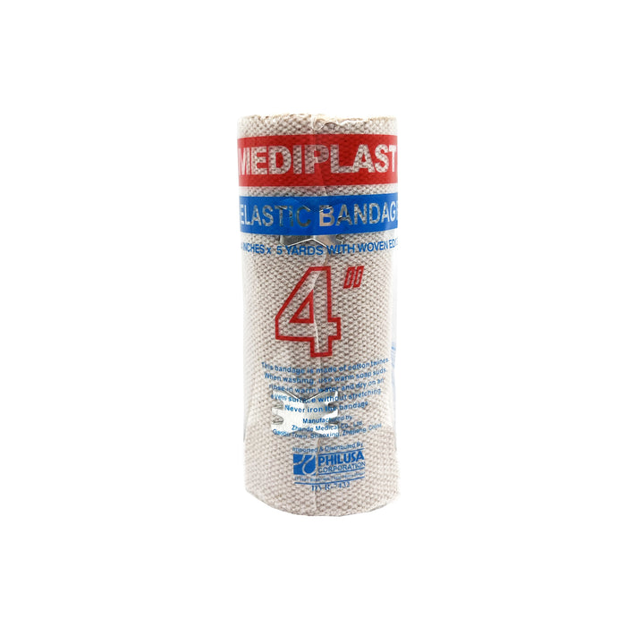 MEDIPLAST Elastic Bandage - Flesh 4 in x 5 yd