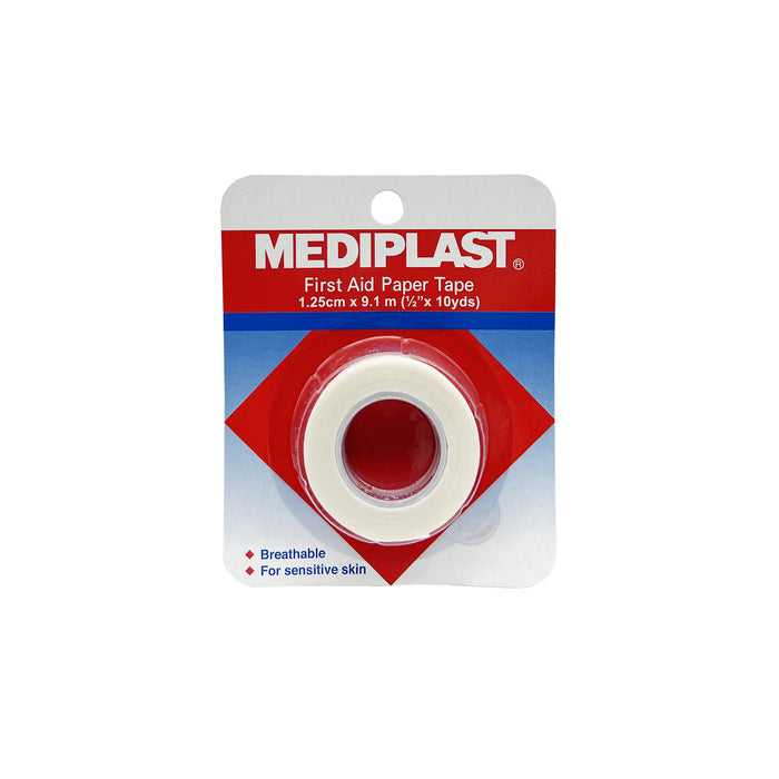 Mediplast First Aid Paper Tape 1.25 cm x 9.1 m