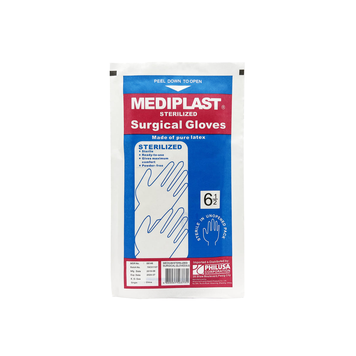 Mediplast Sterile Gloves 6 1/2 — PHILUSA Online Store