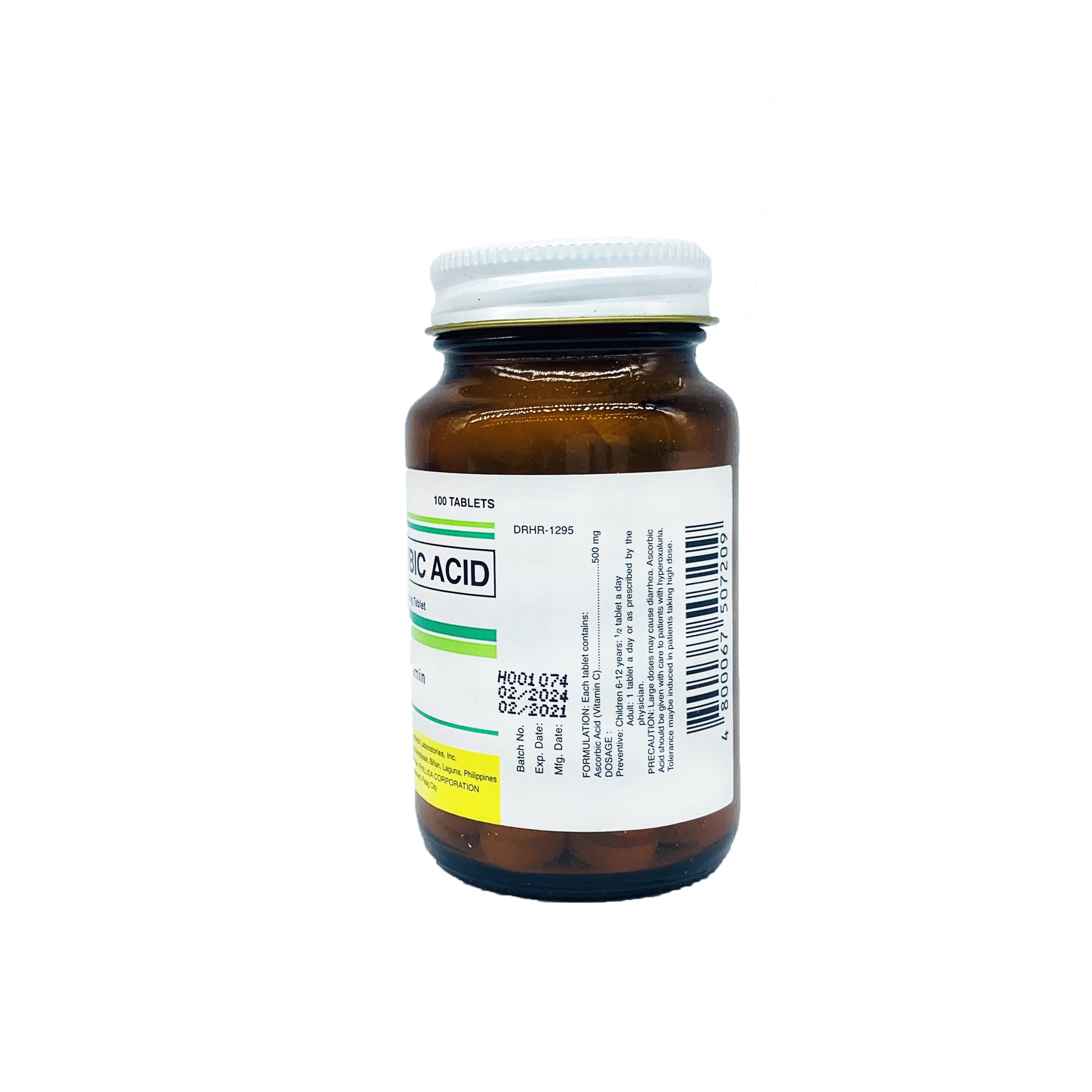 RHEA Ascorbic Acid 500mg 100s — PHILUSA Online Store
